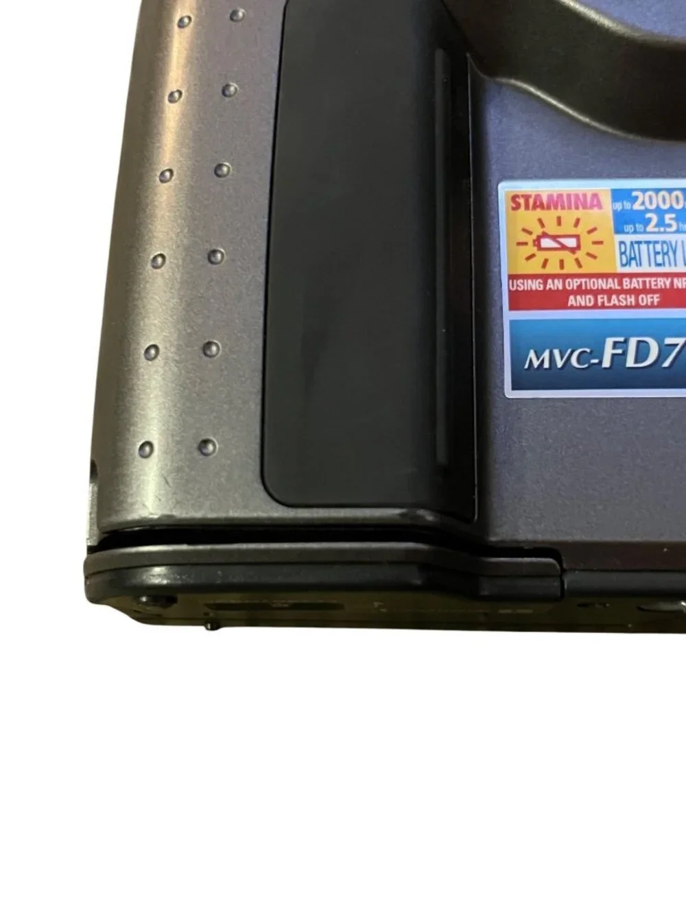 Sony MVC-FD73 Digital Mavica Camera NP-F Battery Untested No Charger Used